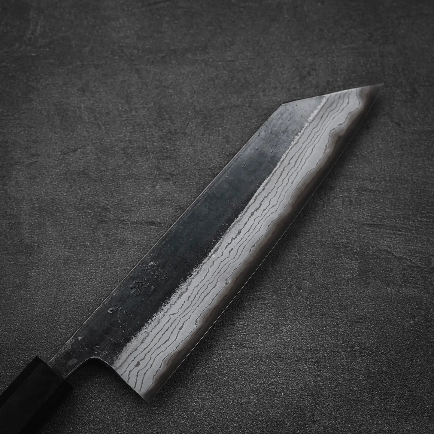 Hatsukokoro Kumokage kurouchi damascus aogami#2 bunka 180mm