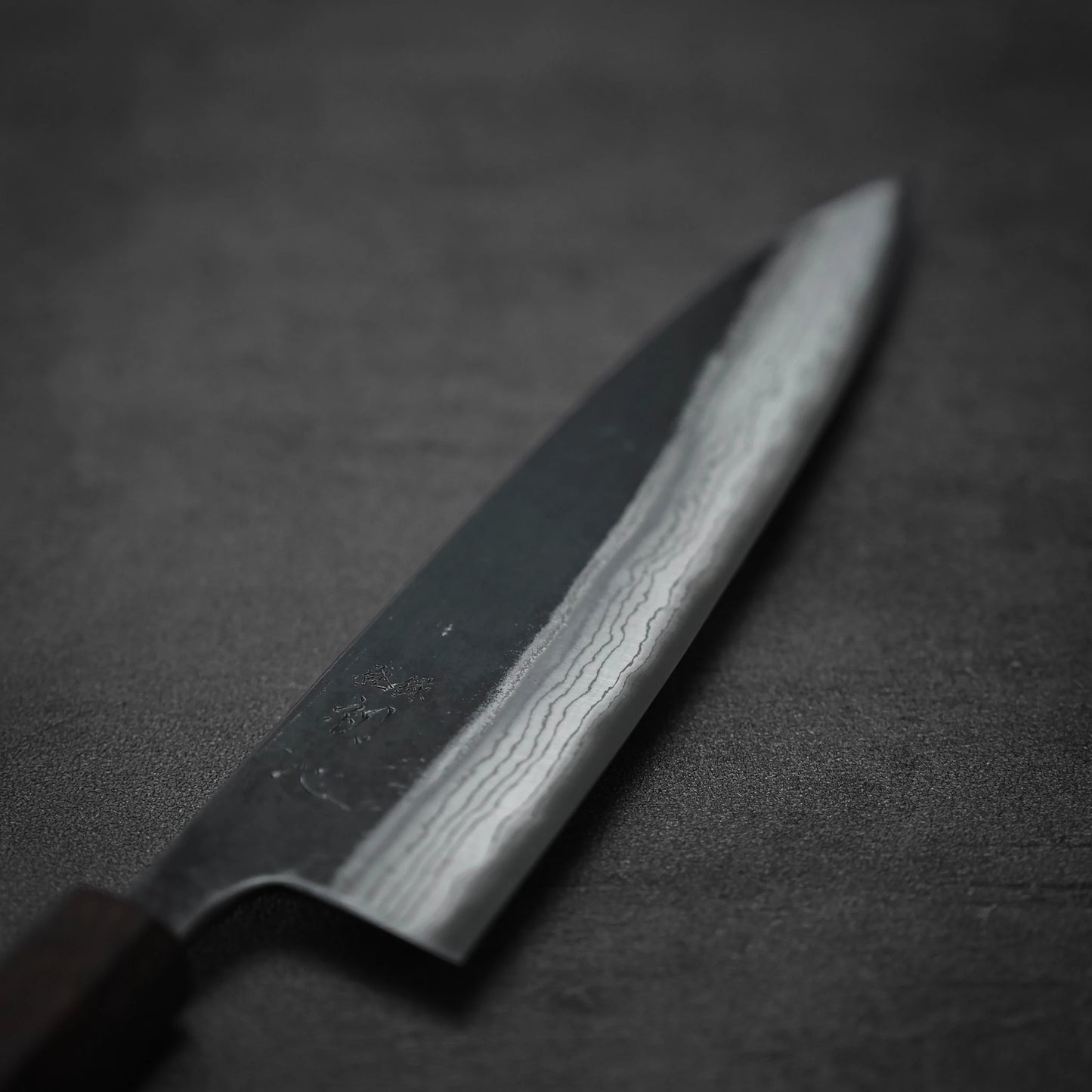 Hatsukokoro Kumokage kurouchi damascus aogami#2 gyuto 210mm