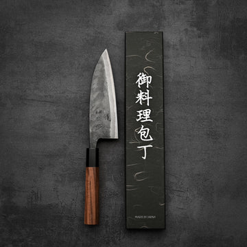mame kurogouchi 　MM15SS-DR051 Hatsukokoro Kurokaze kurouchi aogami#2 double bevel deba