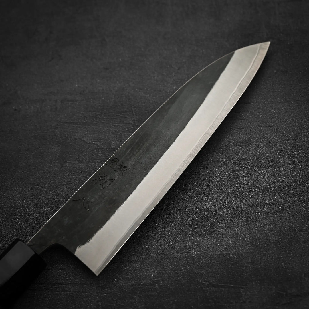 Hatsukokoro Kurokaze kurouchi shirogami#2 gyuto 180mm – Zahocho