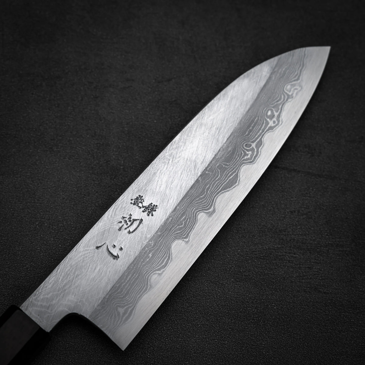 OKAMU (*^▽^*)// Nakagawa aogami#1 damascus santoku 180mm – Zahocho Knives Tokyo