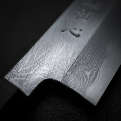 Nakagawa aogami#1 damascus santoku 180mm