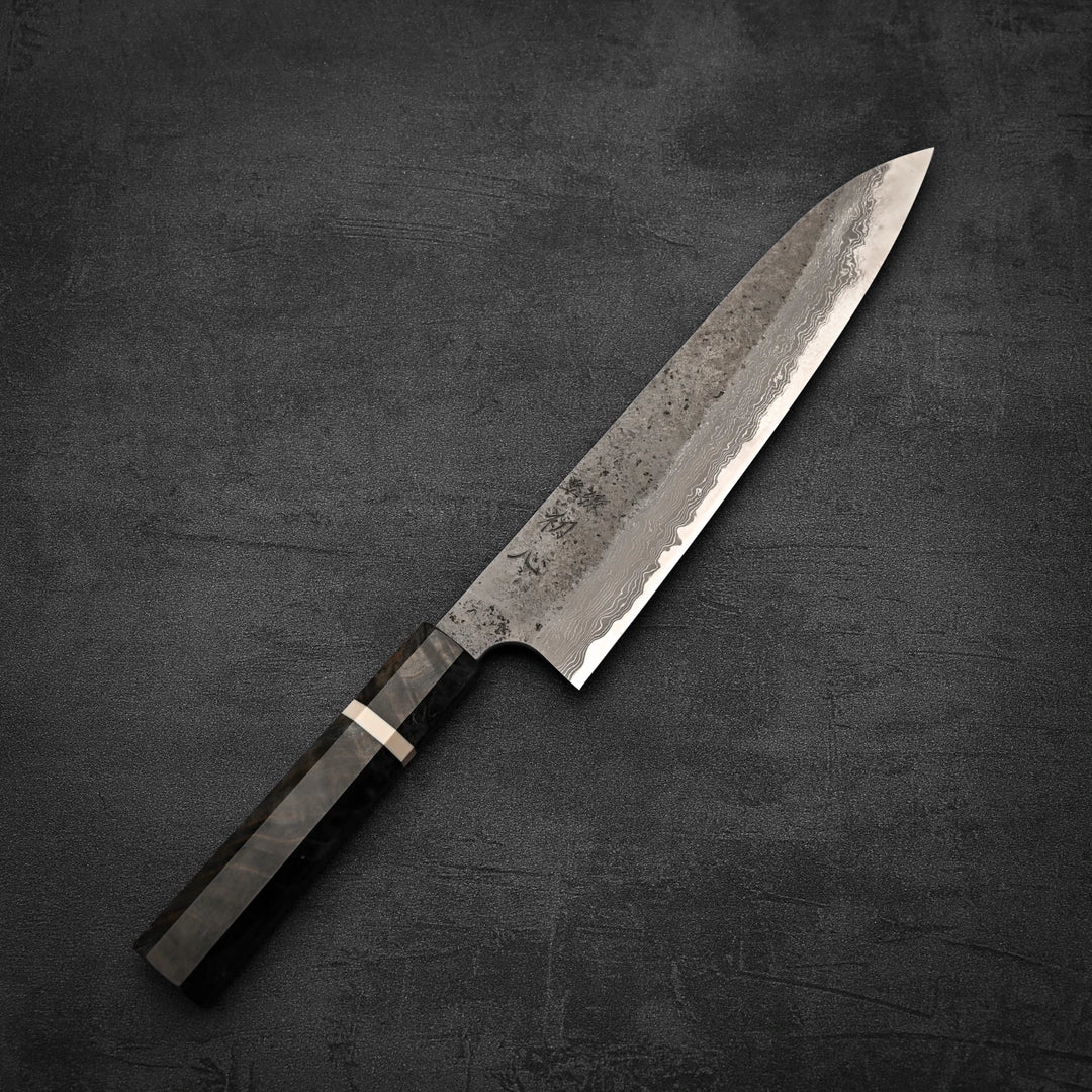 nicochiro Nigara VG-XEOS Damascus Hammered OK8B Japanese Chef's Gyuto Knife