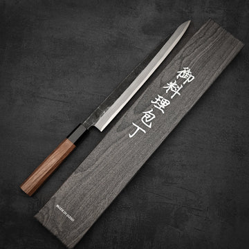 Hatsukokoro Shirasagi kurouchi aogami#2 yanagiba 270mm – Zahocho