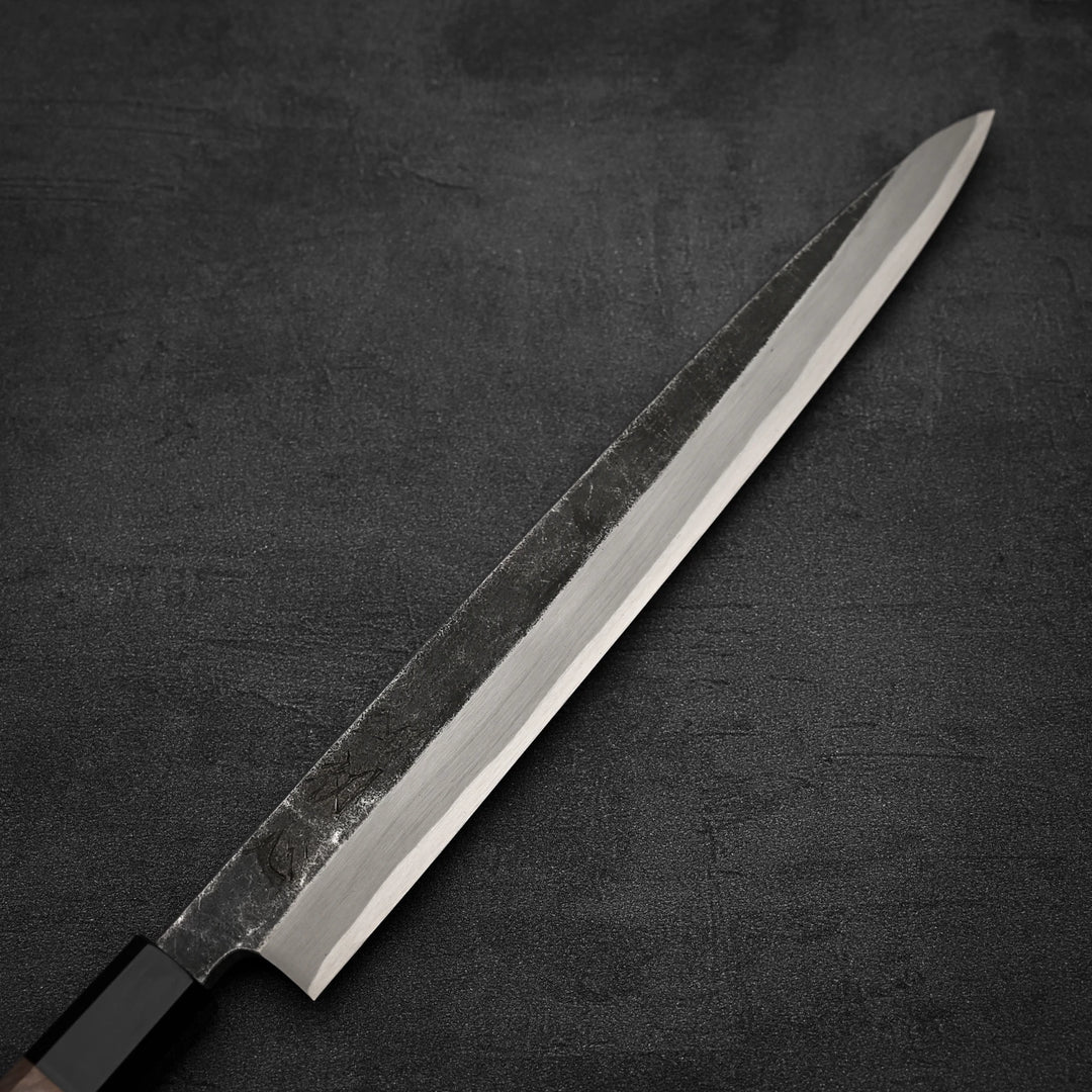 2.tsunkoro様 Hatsukokoro Shirasagi kurouchi aogami#2 yanagiba 270mm – Zahocho