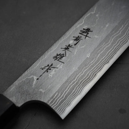 Hideo Kitaoka damascus shirogami#2 usuba 180mm