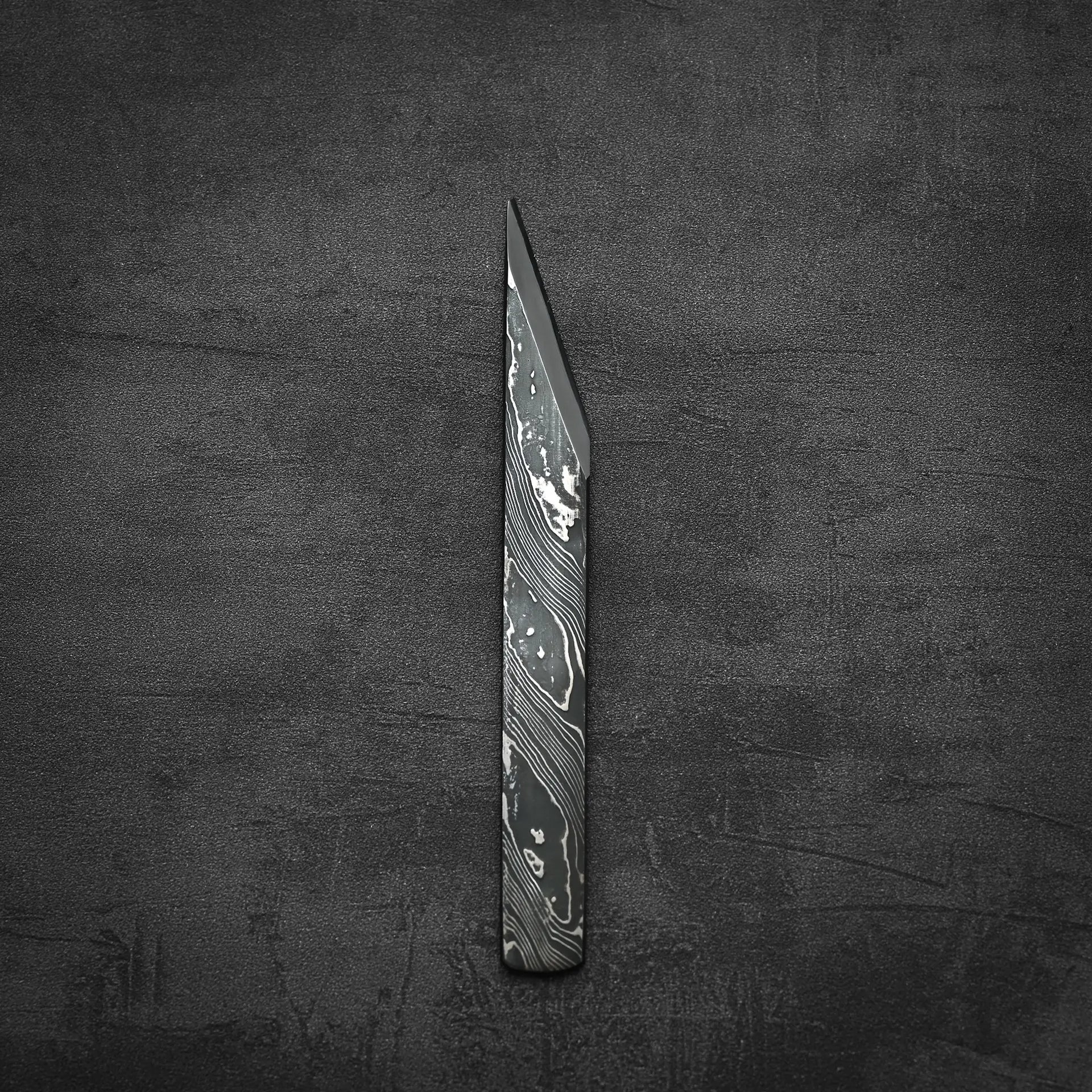 Yoshihide Masuda kurozome damascus shirogami#2 kiridashi 70mm