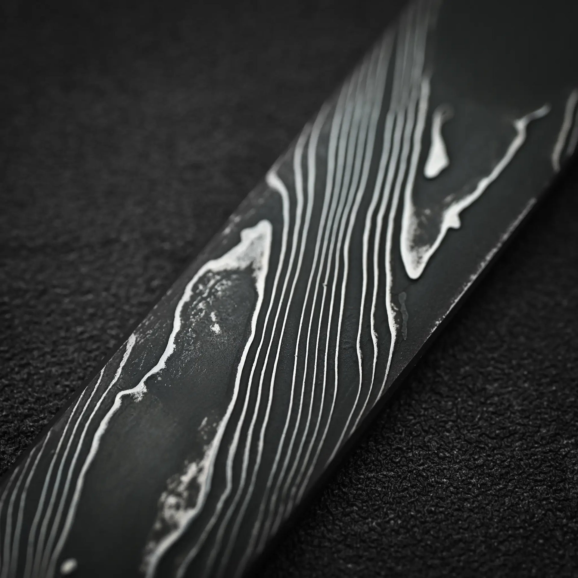 Yoshihide Masuda kurozome damascus shirogami#2 kiridashi 70mm