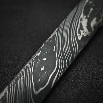 Yoshihide Masuda kurozome damascus shirogami#2 kiridashi 70mm