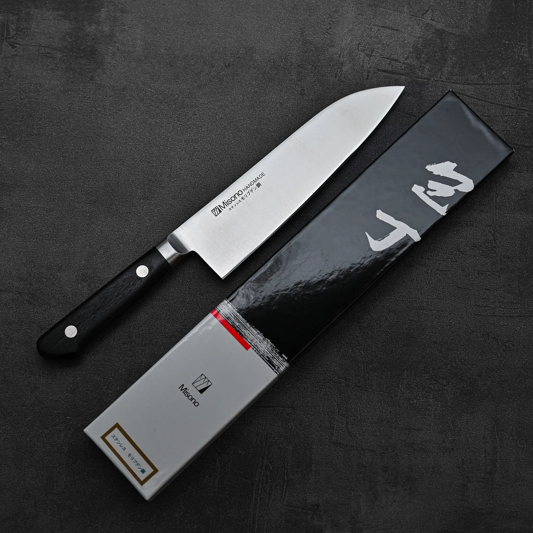 Misono Molybdenum santoku 180mm – Zahocho Knives Tokyo