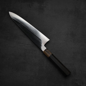 Nakagawa aogami#1 honyaki tall gyuto 240mm – Zahocho Knives Tokyo