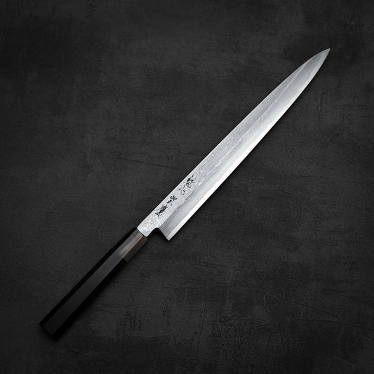 Nakagawa shirogami#1 damascus yanagiba 300mm