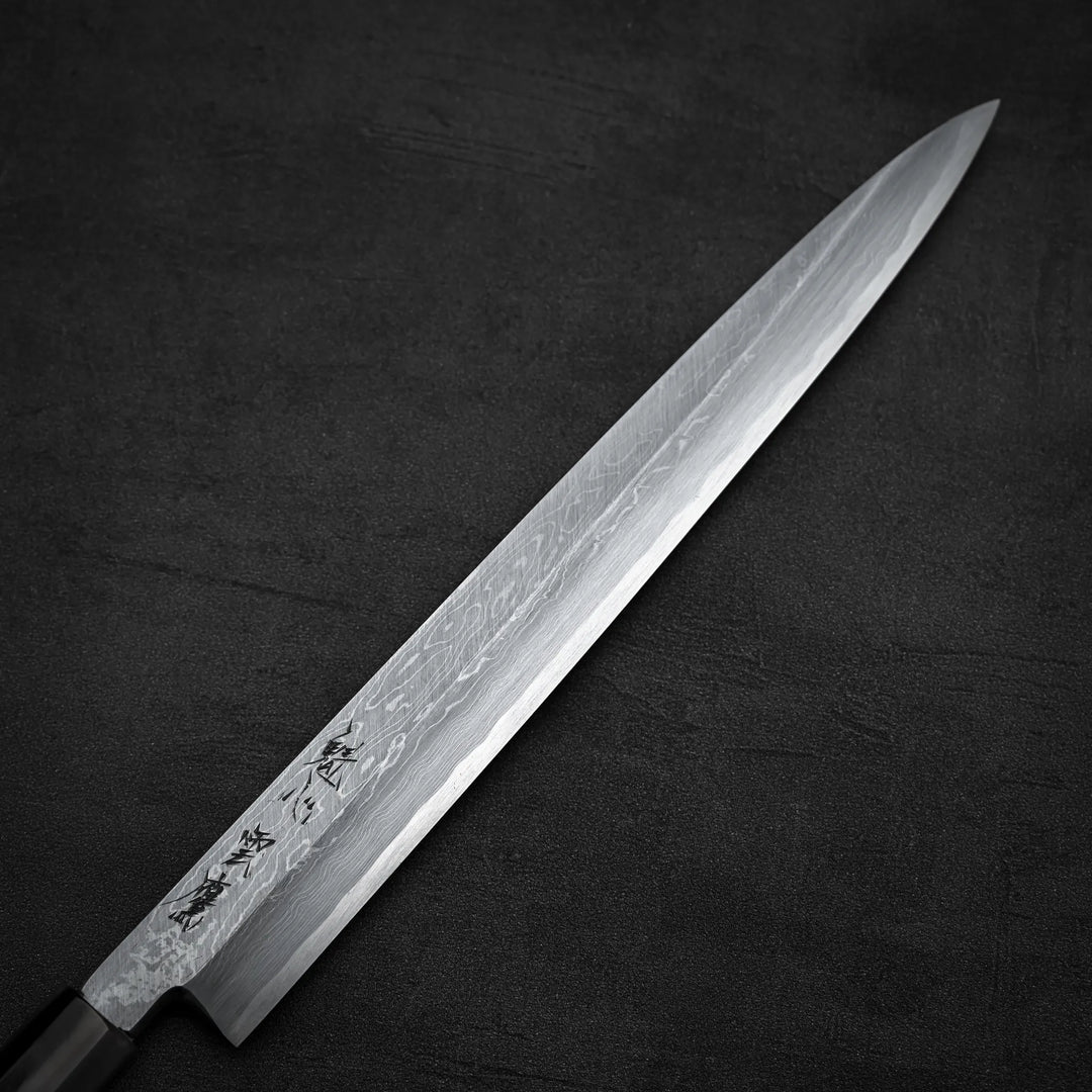 Nakagawa shirogami#1 damascus yanagiba 300mm – Zahocho Knives Tokyo
