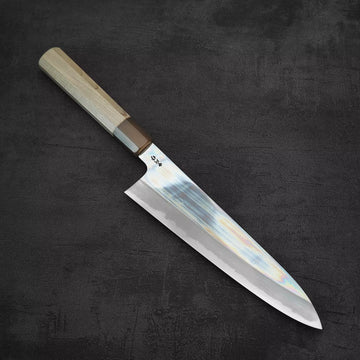 Nakagawa mirror shirogami#1 tall gyuto 240mm – Zahocho Knives Tokyo