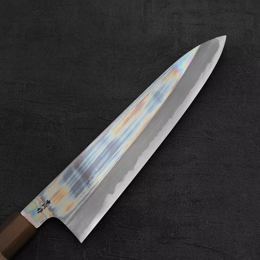 Nakagawa mirror shirogami#1 tall gyuto 240mm – Zahocho Knives Tokyo