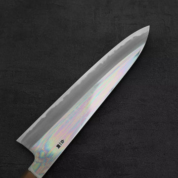 Nakagawa mirror shirogami#1 tall gyuto 240mm – Zahocho Knives Tokyo