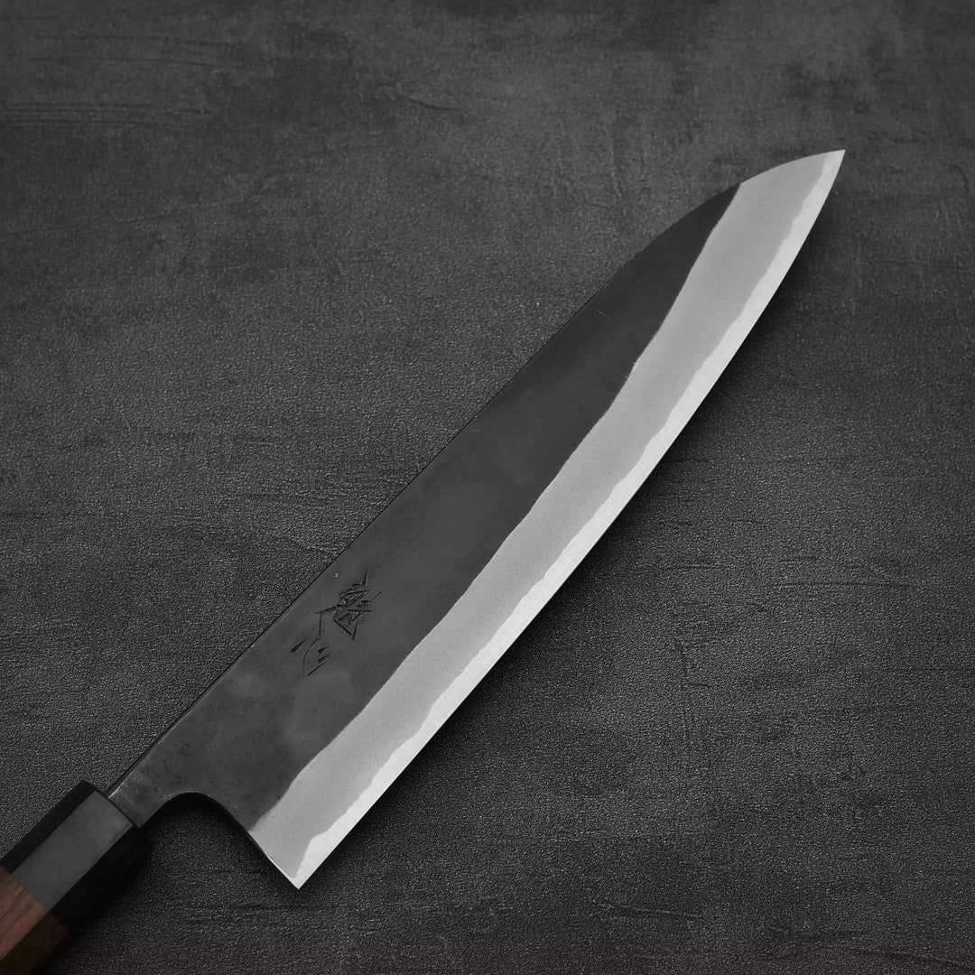 Nao Yamamoto kurouchi shirogami#2 gyuto 240mm – Zahocho Knives Tokyo