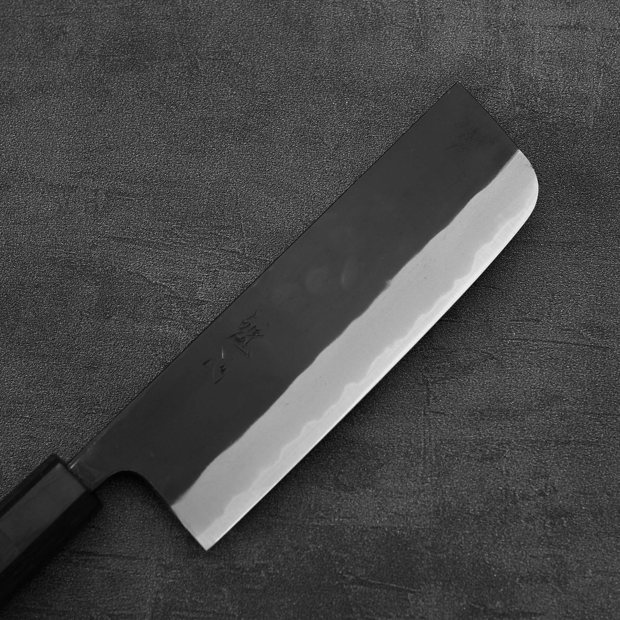 Nao Yamamoto kurouchi shirogami#2 nakiri 165mm – Zahocho Knives Tokyo