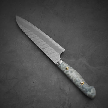 Japanese chef knife gyuto - NIGARA - Kurouchi Tsuchime - SG2 - Size