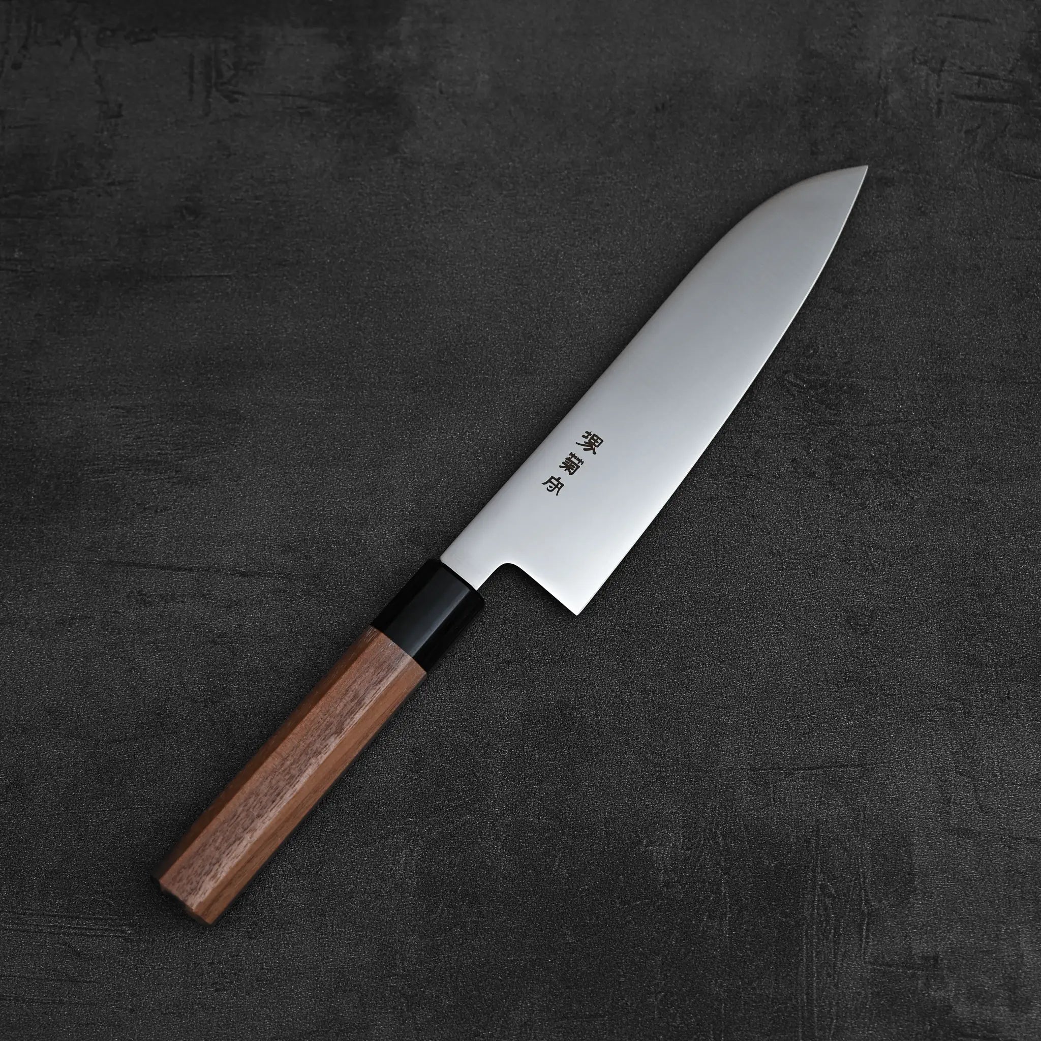 Sakai Kikumori Molybdenum santoku 170mm – Zahocho Knives Tokyo