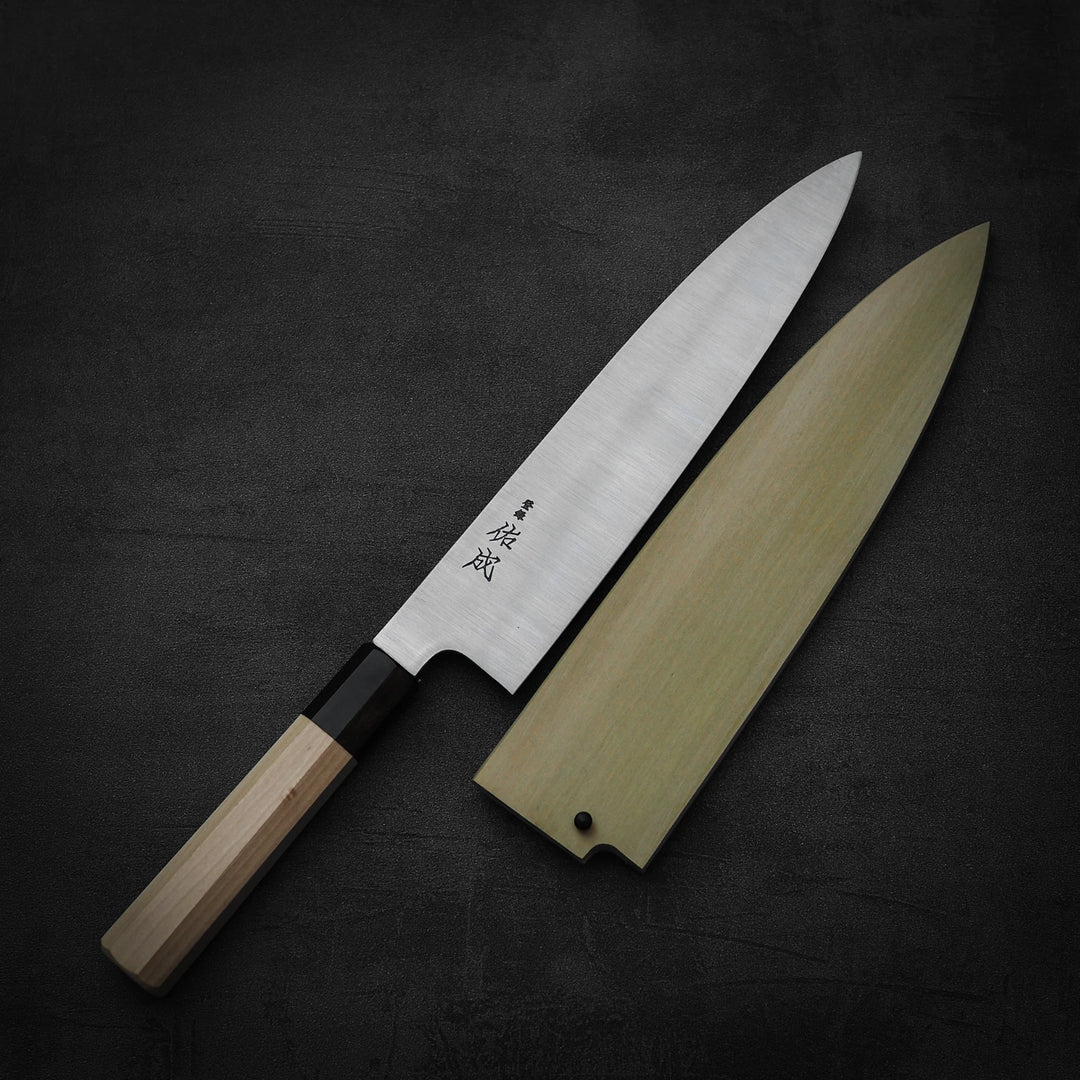 Sukenari SG2 240mm gyuto (with magnolia saya) – Zahocho Knives Tokyo