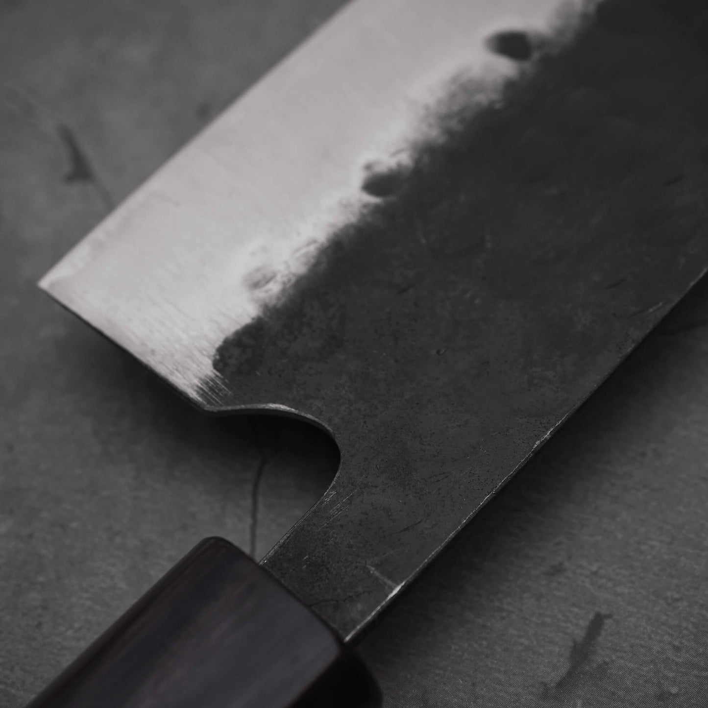 Teruyasu Fujiwara Denka ebony santoku 180mm