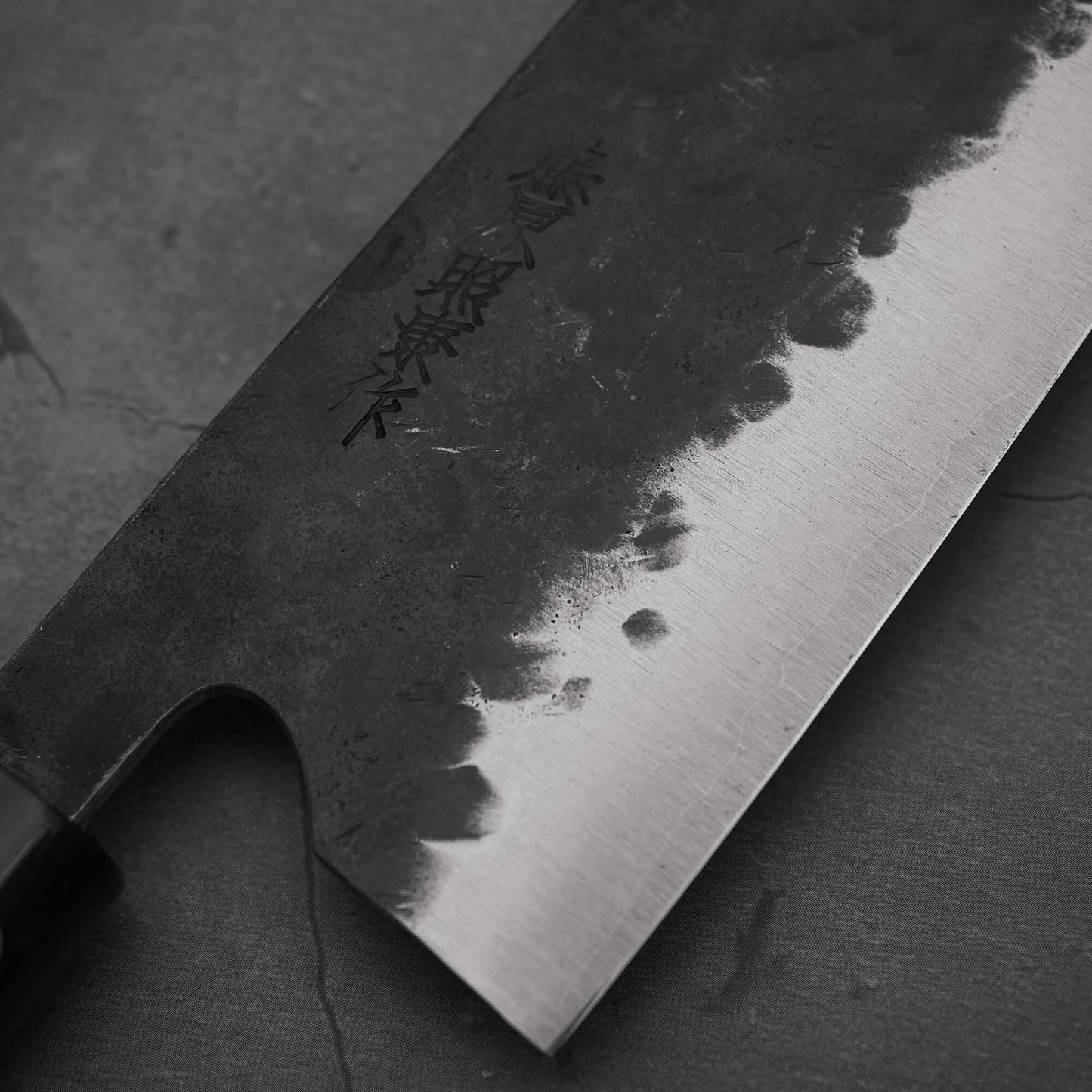 Teruyasu Fujiwara Denka ebony santoku 180mm