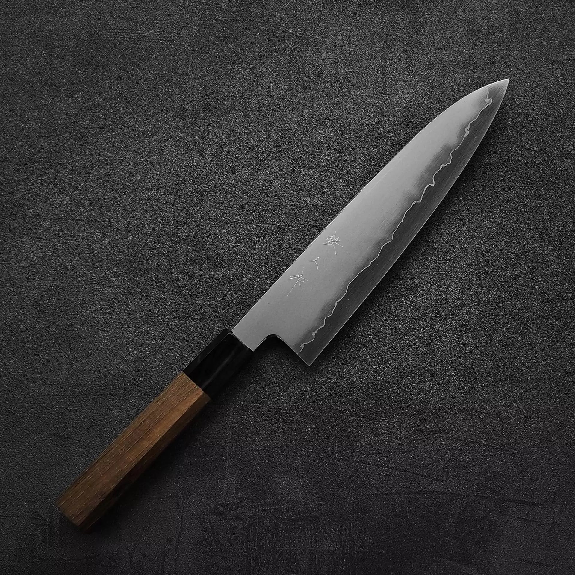 Japanese Chef Knife Gyuto- NIGARA - Stainless Ginsan - Damascus - w