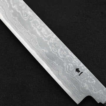 Yoshikazu Ikeda aogami#1 damascus sakimaru sujihiki 330mm