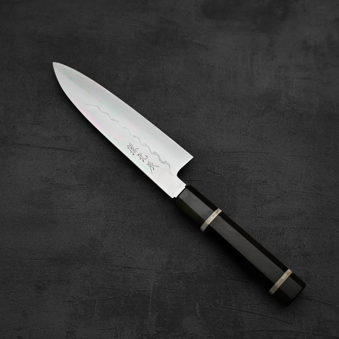 Yoshikazu Ikeda shirogami#2 mizuhonyaki santoku 165mm