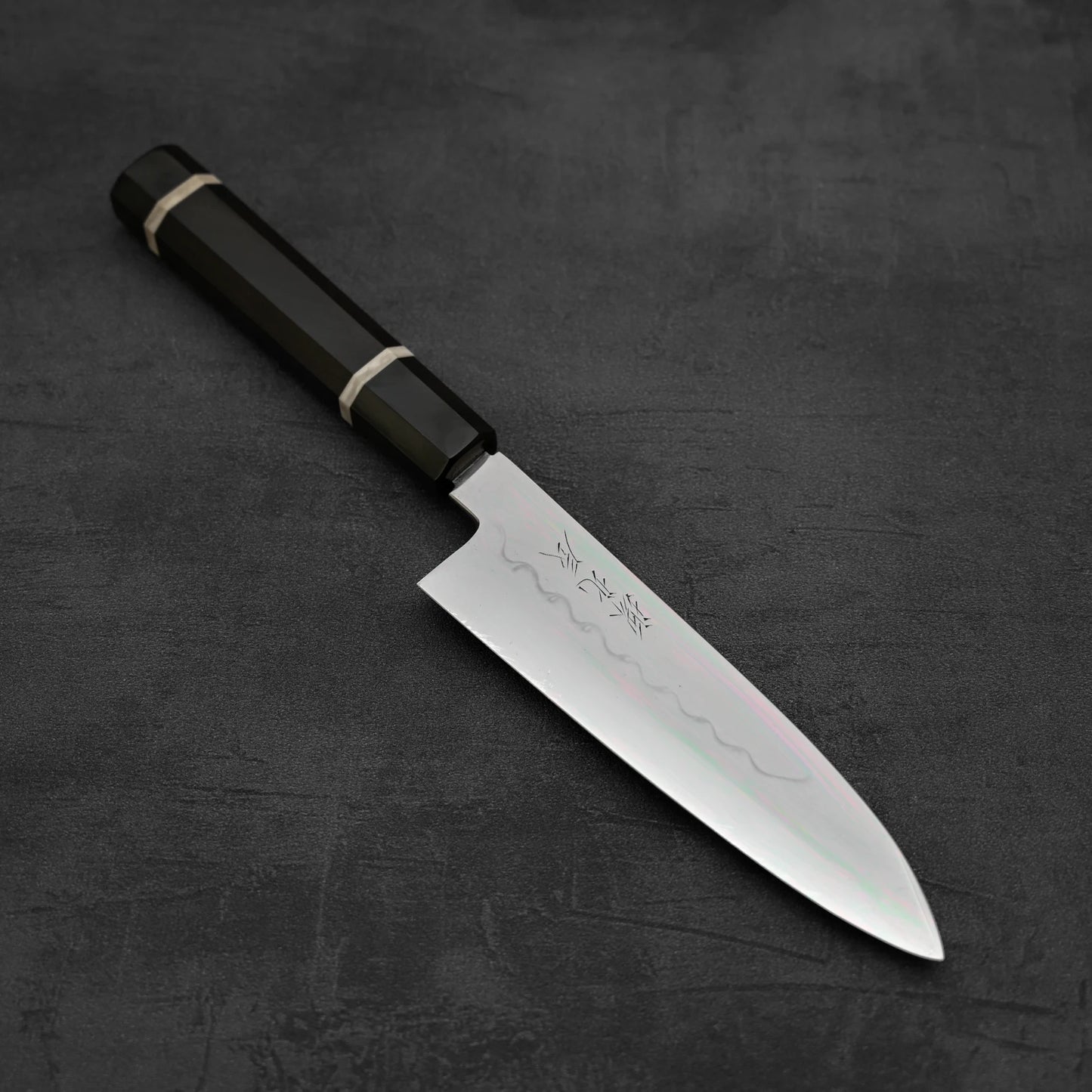 Yoshikazu Ikeda shirogami#2 mizuhonyaki santoku 165mm