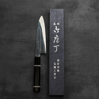 Yoshikazu Ikeda shirogami#2 mizuhonyaki santoku 165mm