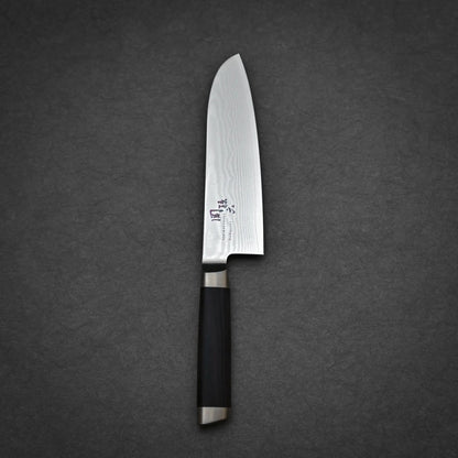 Kai Seki Magoroku damascus stainless santoku 165mm