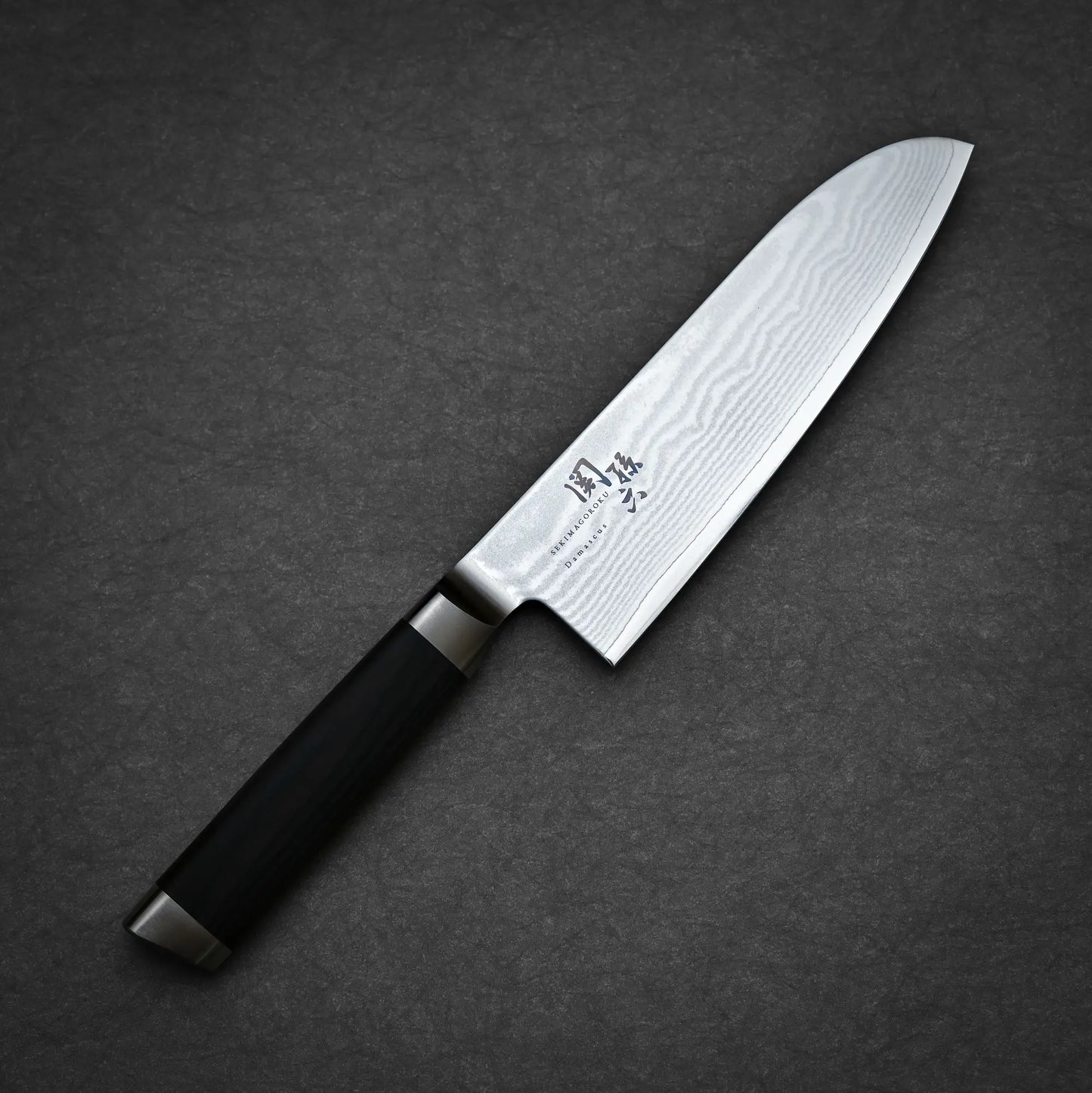 Kai Seki Magoroku damascus stainless santoku 165mm