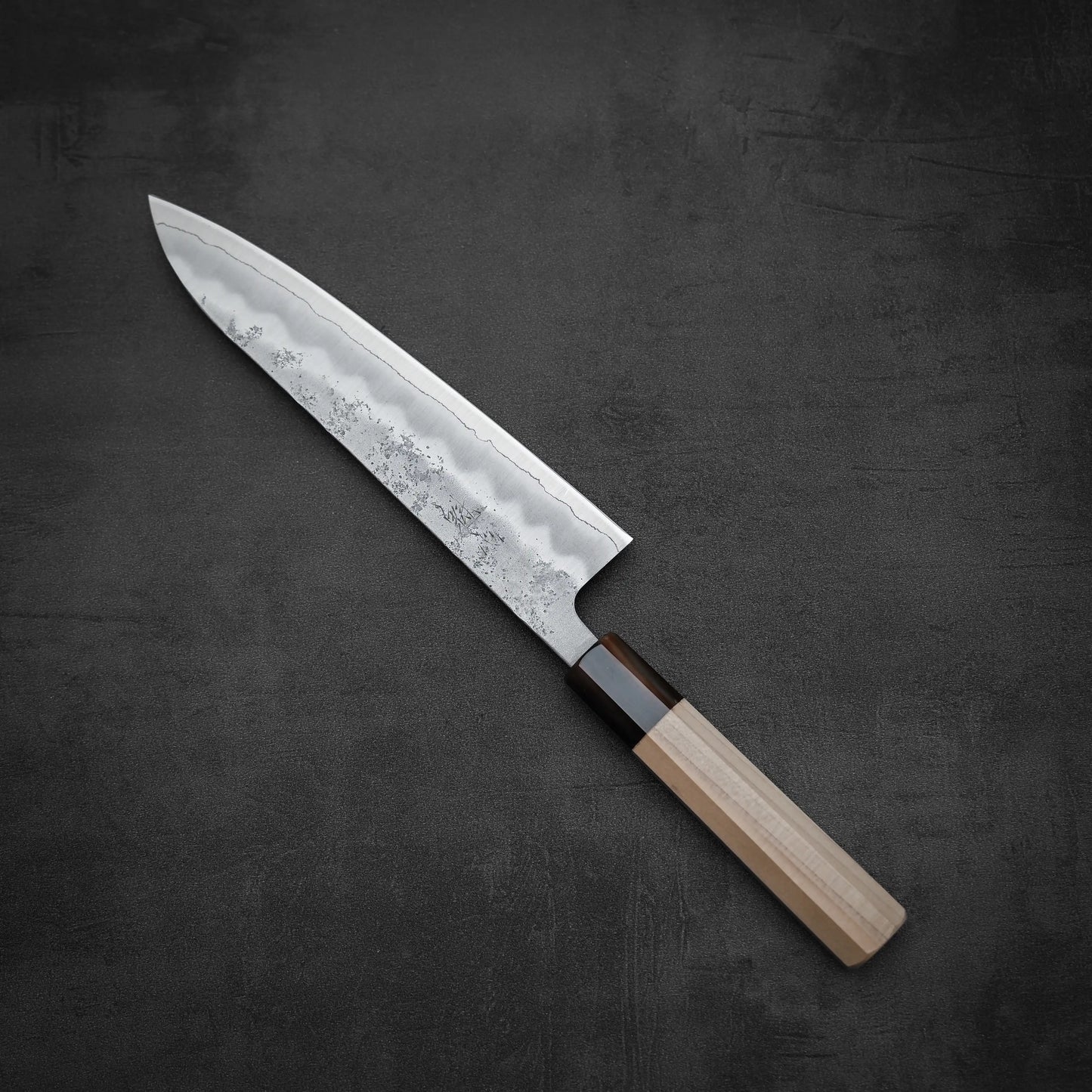 Kaishin nashiji ginsan gyuto 210mm