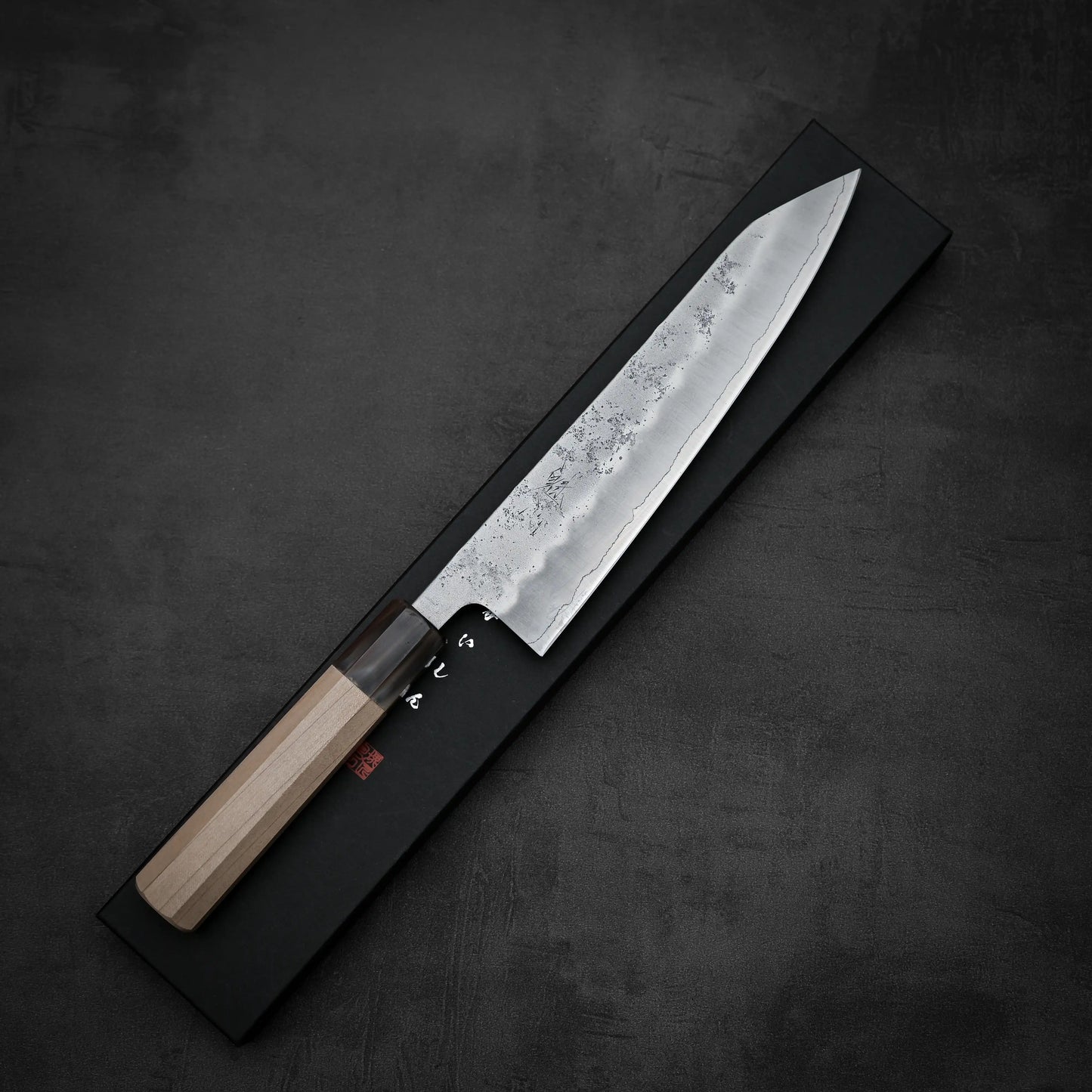 Kaishin nashiji ginsan kiritsuke gyuto 210mm