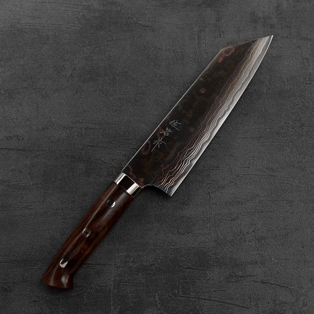 Takeshi Saji rainbow damascus aogami#2 bunka 170mm – Zahocho