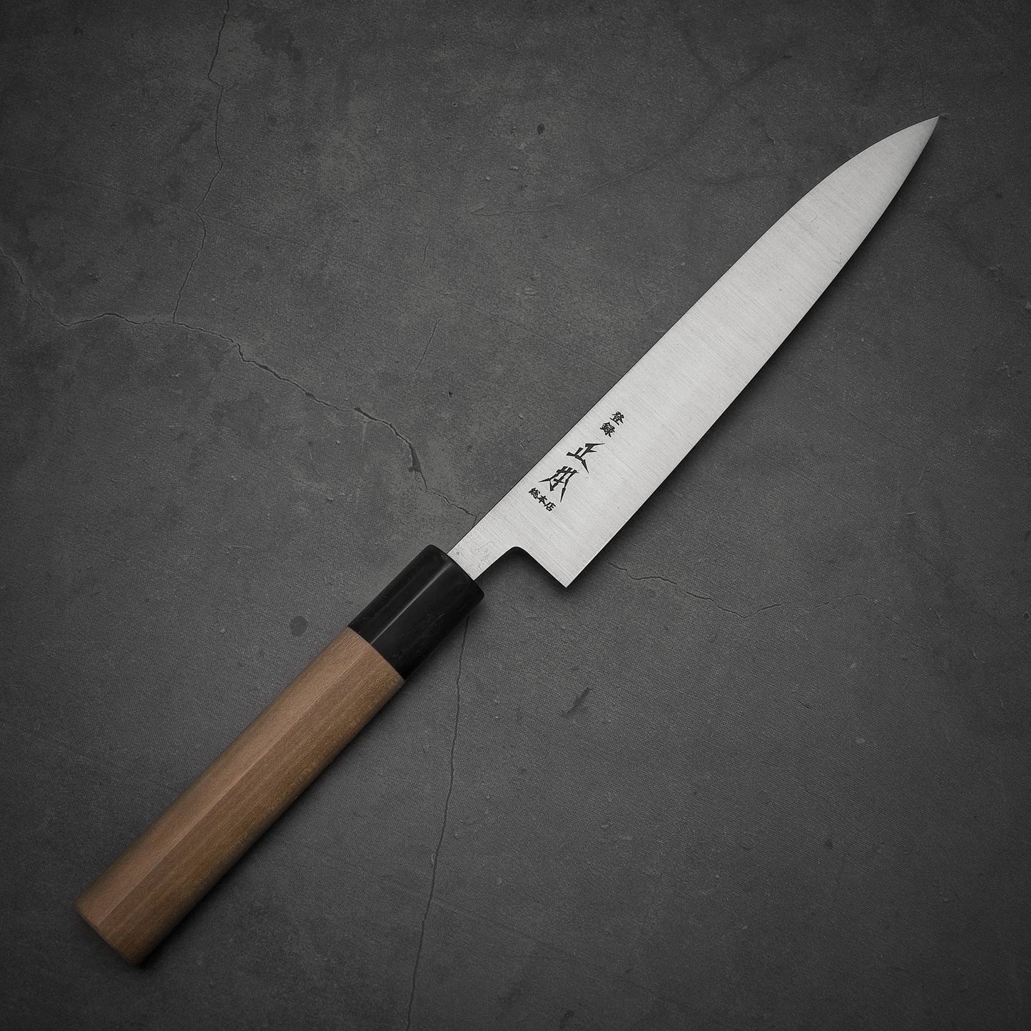 Top view of Masamoto KS shirogami#2 petty knife