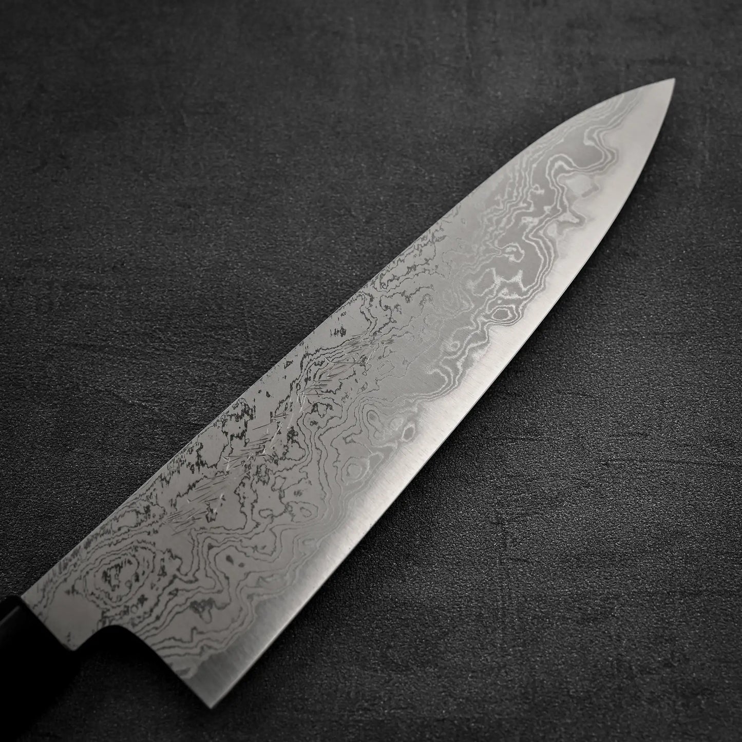 Yoshikazu Tanaka shirogami#1 damascus gyuto 210mm