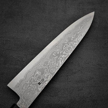 Yoshikazu Tanaka shirogami#1 damascus gyuto 210mm