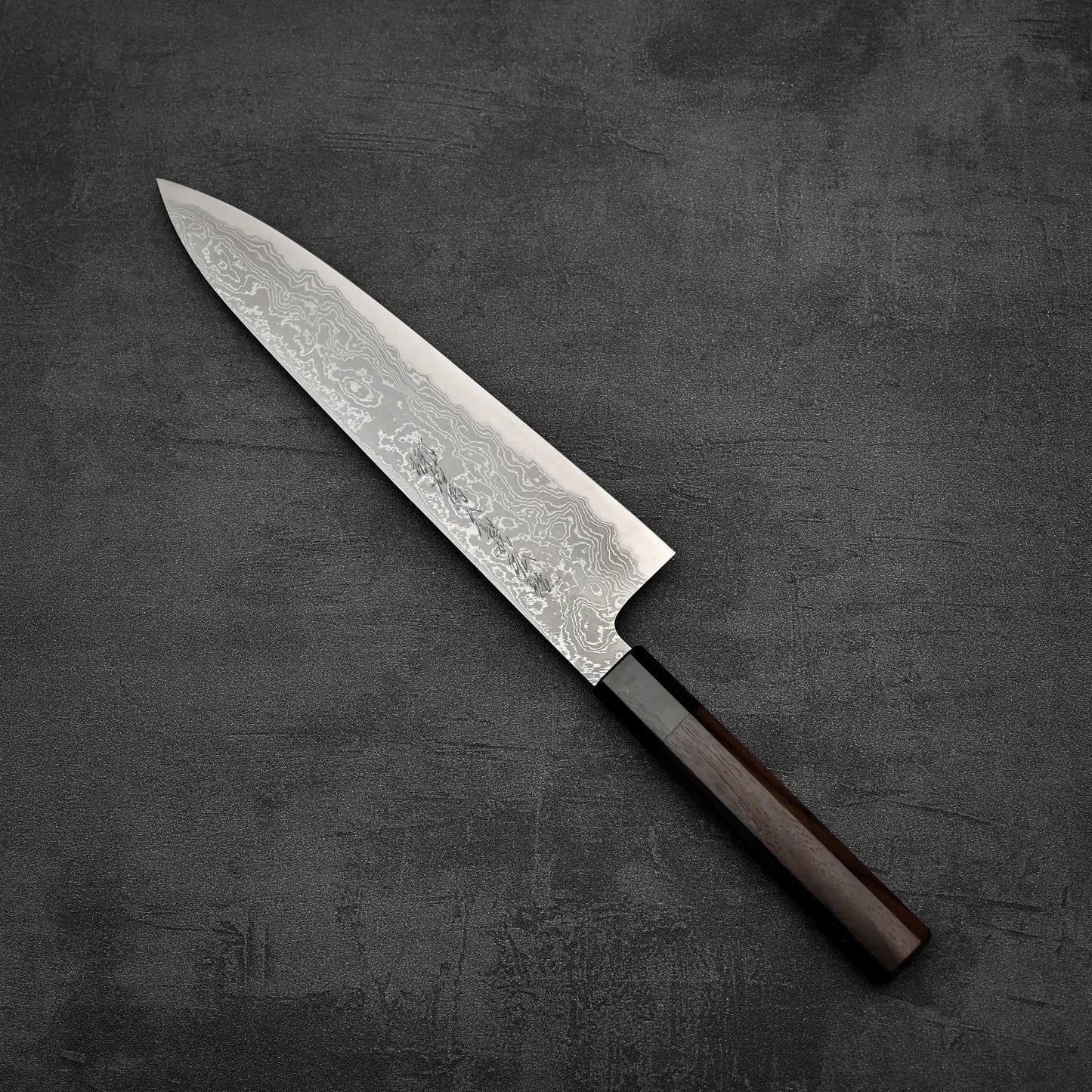 Yoshikazu Tanaka shirogami#1 damascus gyuto 240mm