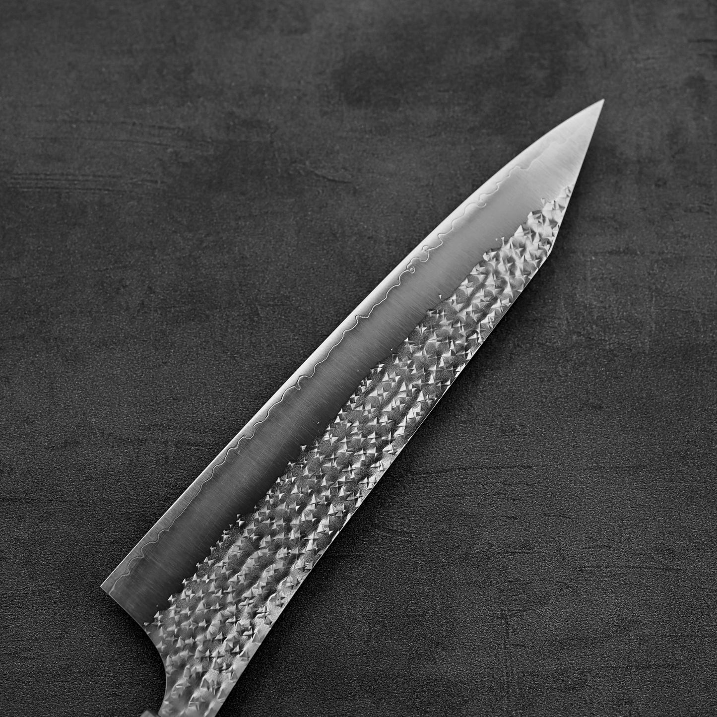 Back side of Yu Kurosaki Senko SG2 gyuto knife