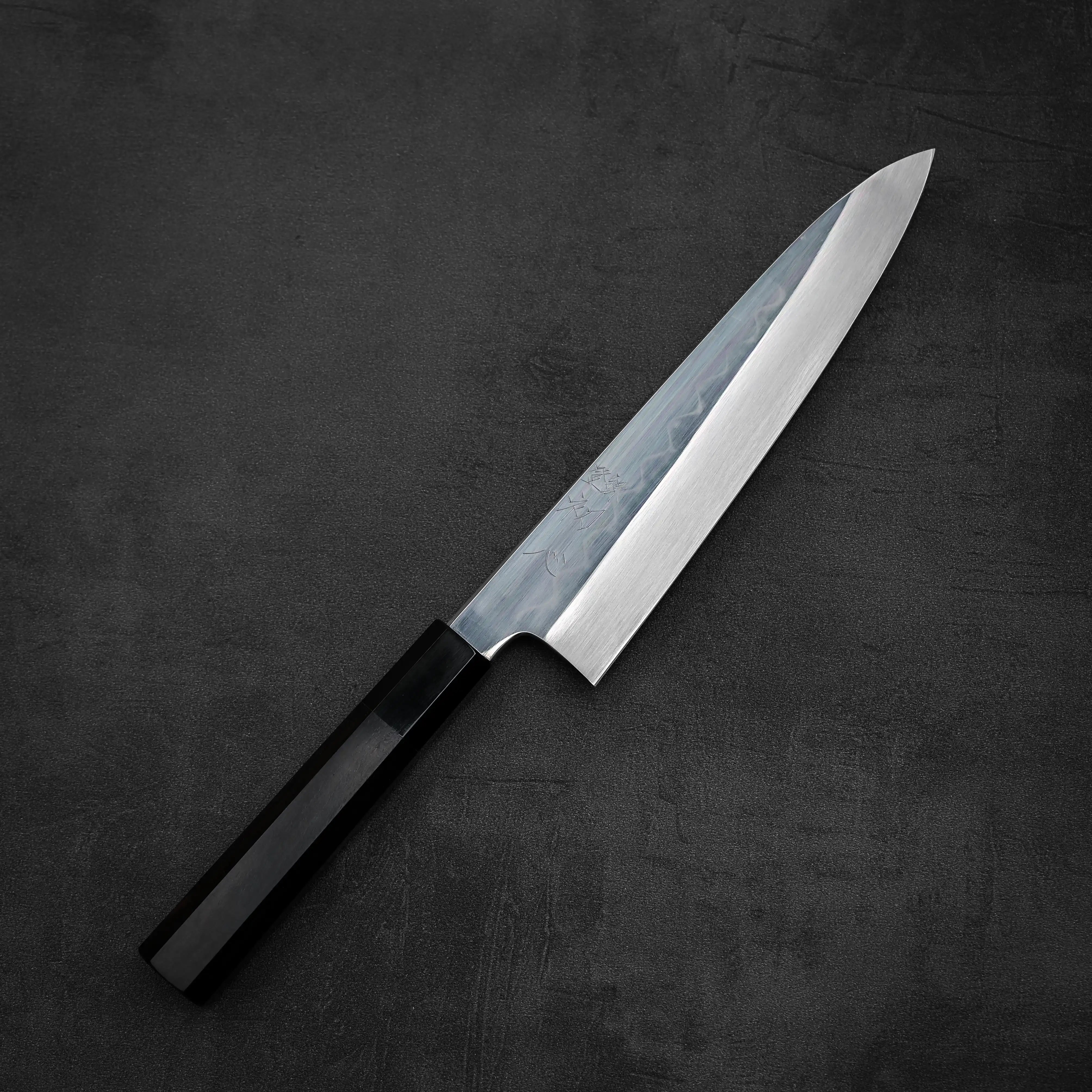 shiroyagiyoiko Nakagawa shirogami#3 honyaki gyuto 210mm – Zahocho Knives Tokyo