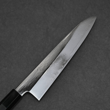 210mm Nakagawa SPG STRIX damascus gyuto knife right side view