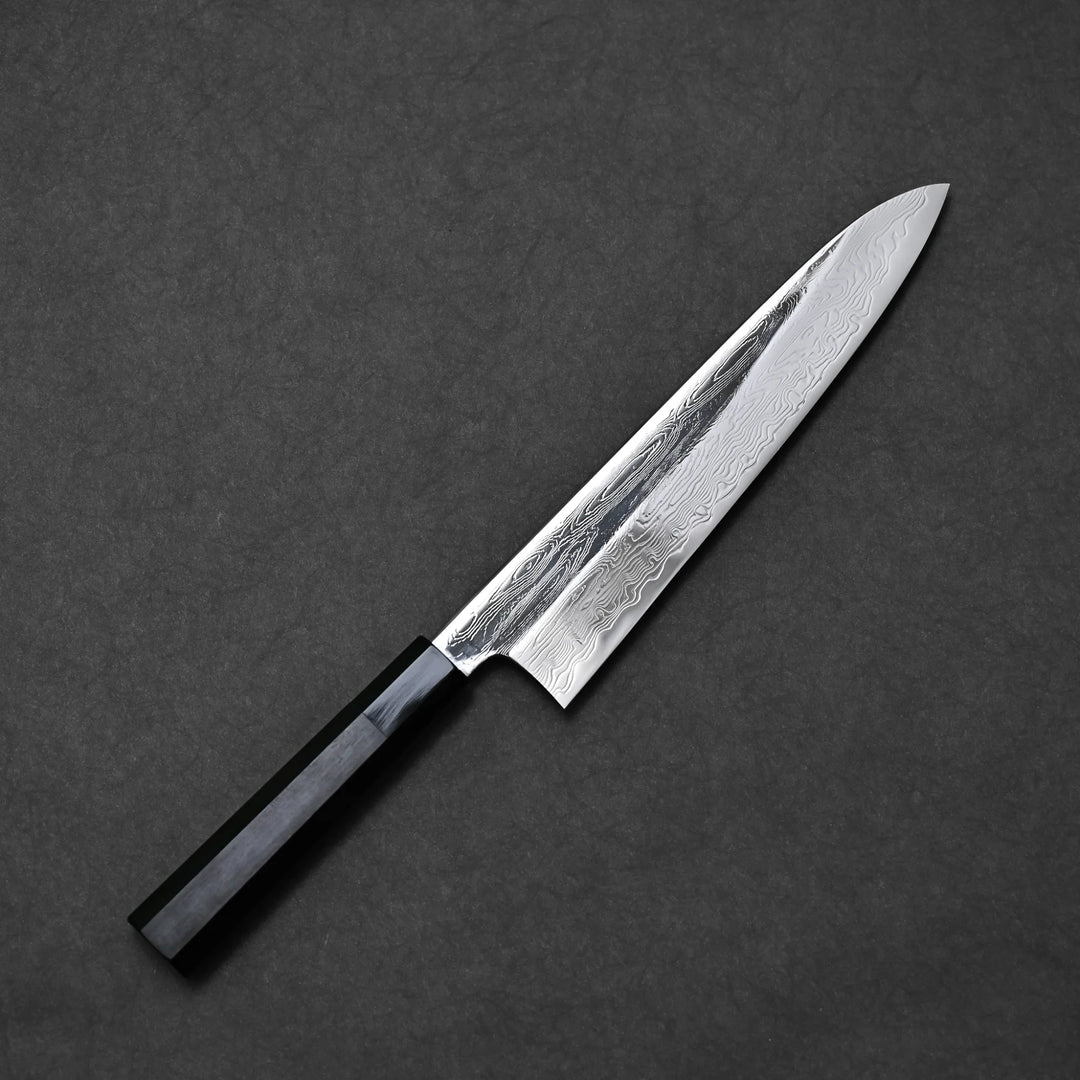 Nakagawa SPG STRIX damascus gyuto 240mm – Zahocho Knives Tokyo Nakagawa SPG STRIX damascus gyuto 240mm – Zahocho Knives Tokyo