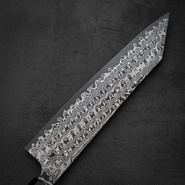 Nigara Anmon SG2 damascus kiritsuke gyuto 240mm – Zahocho Knives Tokyo