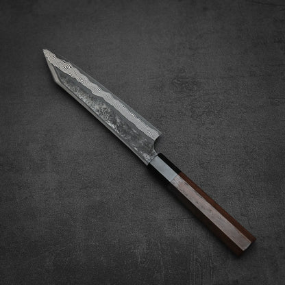 Nigara kurozome ginsan damascus kiritsuke petty knife 150mm