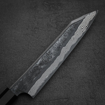 Nigara kurozome ginsan damascus kiritsuke petty knife 150mm