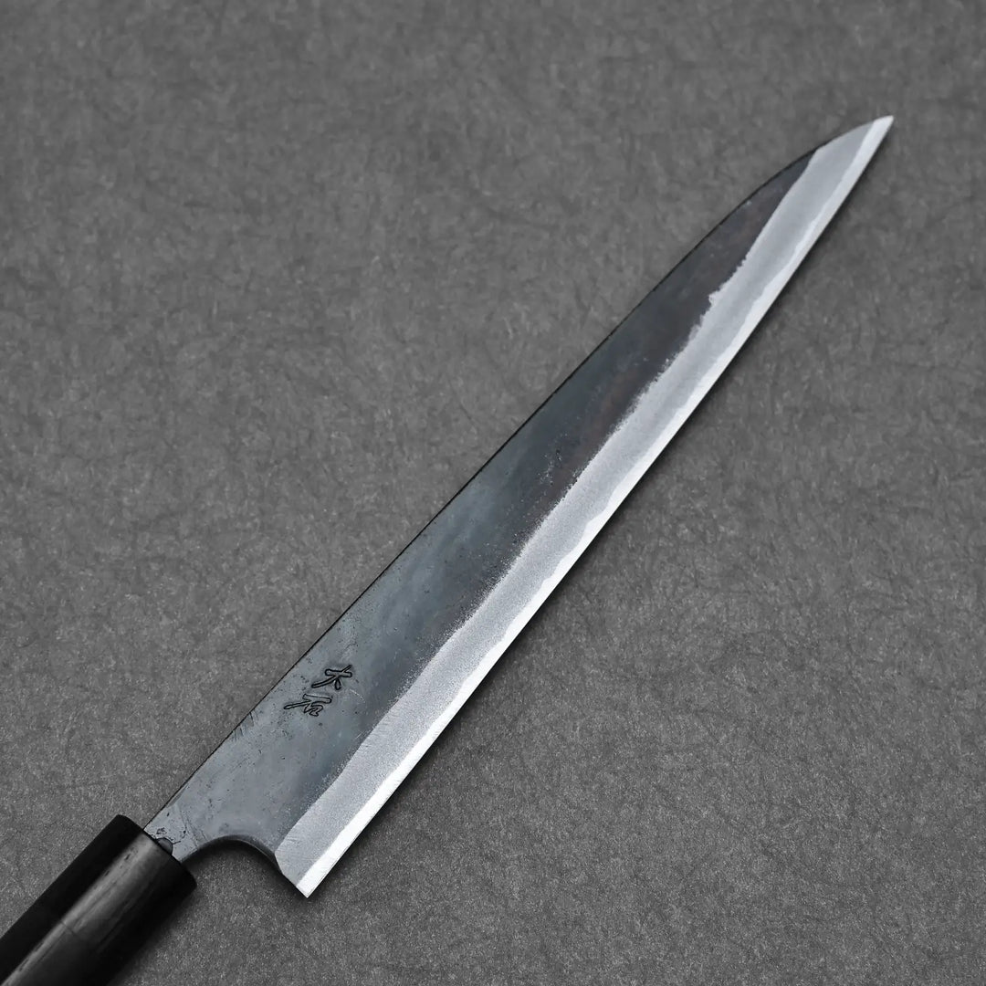 Ohishi kurouchi aogami#1 sujihiki 240mm | Zahocho Knives Tokyo
