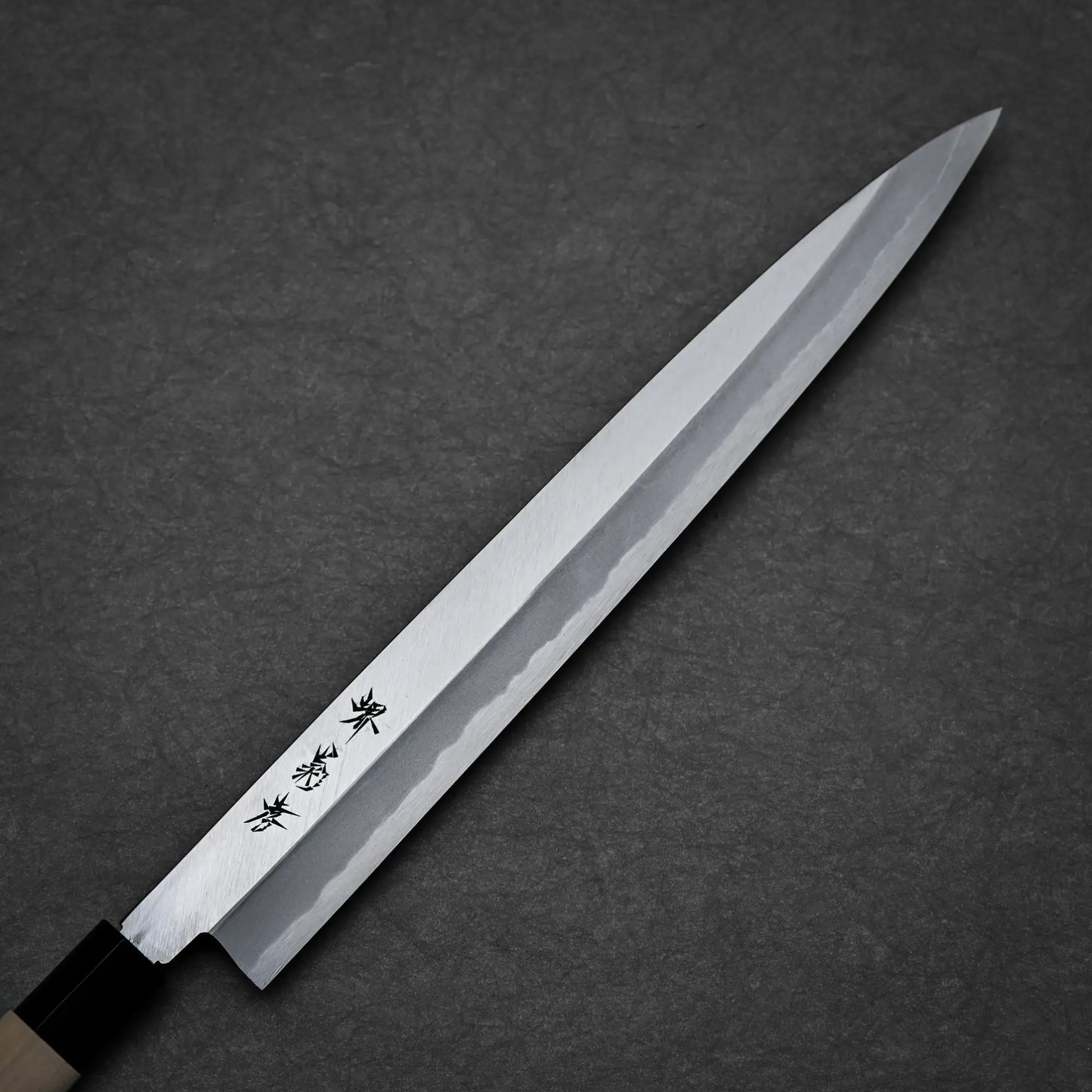 300mm Sakai Takayuki shirogami#3 yanagiba knife right side view